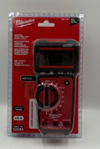 Milwaukee 2217-20 True RMS Digital Multimeter w/Leads (HPB016999)-BRAND NEW - Picture 1 of 7