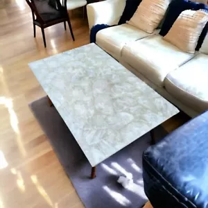 36"x24" Stunning White Quartz Stone Coffee & Dining Table Crystal Healing Decors - Picture 1 of 7
