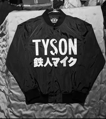 Vintage-Roots of Fight-Bloodline Mike Tyson Script Stadium Bomber Masculino Tamanho XL - Imagem 1 de 4