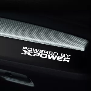 2x Powered By XPOWER Decal Sticker Car Styling Vinyl Decal Sticker For MG Cars - Picture 1 of 1