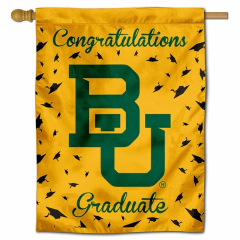 Baylor University Graduation Gift Decorative Flag Cover