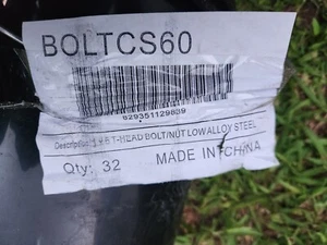 Star Pipe Products (32 Pcs) BOLTCS60, 1 x 6 T-Head Bolt/Nut Low Alloy Steel - Picture 1 of 3