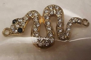 Beau Broche Serpent Zircons San Valentino 6cm - Mille Colori - Imagen 1 de 2