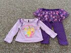 Disney Baby Girls Daddy's Little Princesses Floral Outfit 12M
