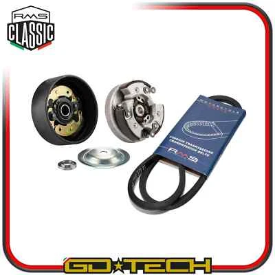 KIT PULEGGIA CAMPANA FRIZIONE COMPLETA CINGHIA PIAGGIO CIAO 50 SENZA VARIATORE - Immagine 1 di 4