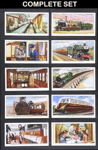 MODERN RAILWAYS OGDENS CIGARETTE CARD 1936 COMPLETE SET 50 VERY GOOD CONDITION - Picture 1 of 7