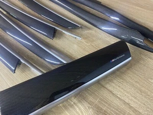 BMW X5 E70 X5M M Performance Interieurleisten 9 STÜCK CARBON FIBER LHD - Bild 1 von 11