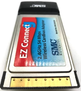 SMC EZ Connect SMC2835W EU 2,4 GHz 54 Mbps WIRELESS-CARD 802.11g #WL73 - Bild 1 von 3