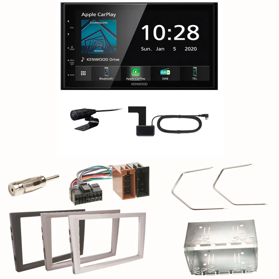 Kenwood DMX5020DABS Android Auto Einbauset für Opel Vectra C Signum Corsa Combo - Bild 1 von 1