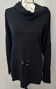 NEW RELEASE Lularoe Teresa Cinched Cowl Neck Pullover Sweater Size 3XL Black New - Picture 1 of 4