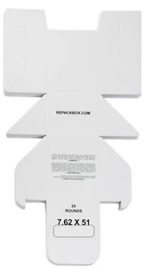 REPACKBOX® 3 SAMPLE BOXES - Military Cardboard 7.62 X 51 Ammo Box - Picture 1 of 6