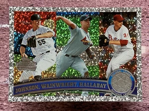 2011 Topps Diamond Anniversary Josh Johnson Adam Wainwright Roy Halladay #82 - Bild 1 von 2