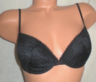 Nuevo con etiquetas Sujetador La Perla Malizia Studio Balconette 34C $113 negro con aros moldeado Foto 1 de 4