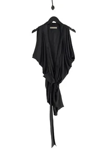 Balenciaga Black Wrap Over Top - 38 FR - MEDIUM - Picture 1 of 7