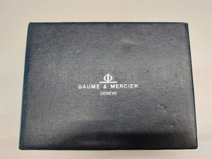 Baume e Mercier vintage scatola per orologi watch box in e out leggi descr - Foto 1 di 15