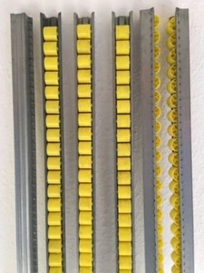 10 x 1.845 mm Röllchenbahn SSi Schäfer Röllchenleisten Rollenbahn Förderstrecke - Bild 1 von 3