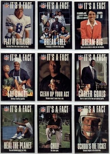 1996 NFL Properties - It's A Fact - complete 18 card set - Picture 1 of 4