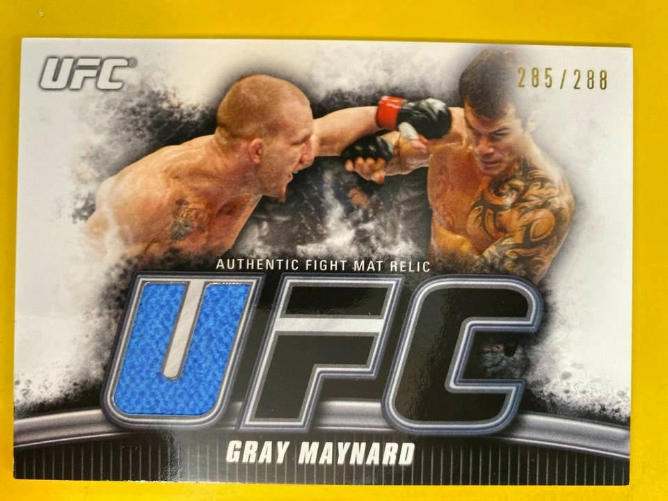D55176 2010 Topps UFC Knockout Fight Mat Relics #FMGM Gray Maynard #285/288 - Image 1 of 1
