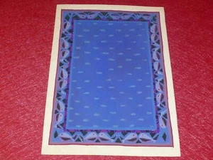 ART XXe GOUACHE ORIGINALE Projet Tapisserie DLG JEAN LURCAT Ca 1950 Poissons - Imagen 1 de 1