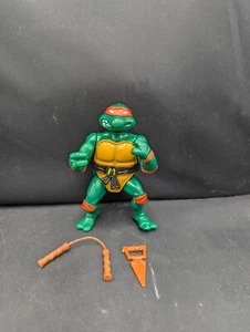 Michelangelo Action Figure 1988 TMNT Playmate Toys with belt and nunchuks - Picture 1 of 2