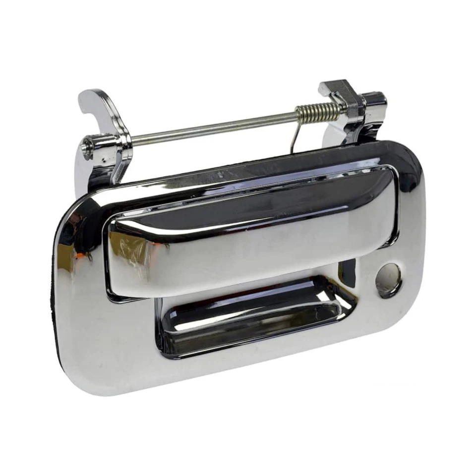 For Ford Lobo 2004-2015 Tailgate Handle | Plastic | Chrome | With Key Lock Hole Foto 1 de 4