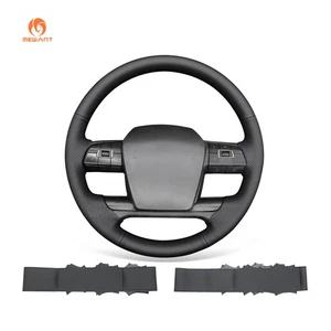 Coprivolante MEWANT HandStitch in ecopelle nera per Volvo VNL VNR FM FH 2025 - Foto 1 di 9