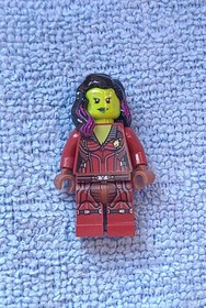 LEGO Marvel Gamora Minifigure sh0124 Dark Red Suit &ndash; GOTG Set 76021 Exclusive...