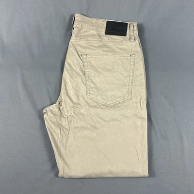Lucky Brand Pants 410 Athletic Straight 36 x 30 Sandstone Khaki Cotton MSRP $99 - Image 1 of 4