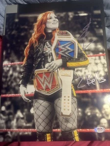Becky Lynch 11x14 Metallic Foto signed auto handsigniert - Bild 1 von 1
