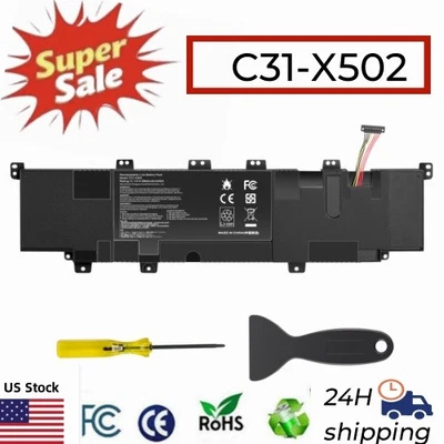 Batería C31-X502 C21-X502 para Asus VivoBook X502 X502C X502CA S500 S500C P500CA Foto 1 de 4