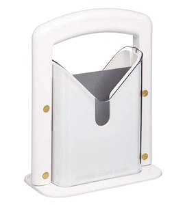 Das Original Bagel Guillotine Universalschneider, 9,25 Zoll, weiß - manuell hoch... - Bild 1 von 4