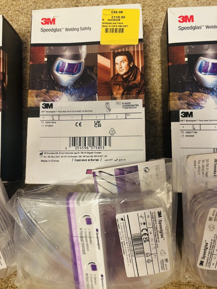 Casco de soldadura 3M Speedglas G5-01/03 Faceseal 614000 Faceseal’s - Imagen 1 de 4