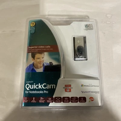 Logitech QuickCam for Notebooks Pro USB-2.0 WebCam w/Microphone 1.3MP  Brand New - Image 1 of 4