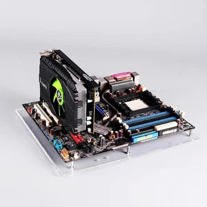 Banco prova PC telaio aperto mini ITX scheda madre overlock custodia computer fai da te  - Foto 1 di 7