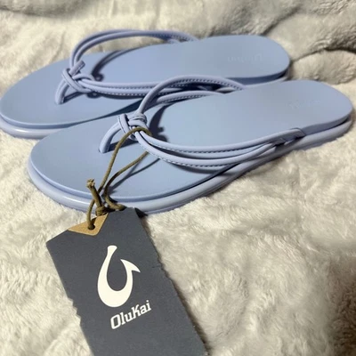Sandalias chanclas OluKai para mujer cómodas también conocidas como azul nube talla 9 nuevas Foto 1 de 4