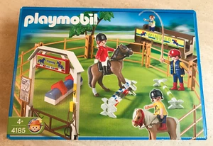 JEU "PLAYMOBIL - CENTRE D'ENTRAINEMENT AVEC CHEVAUX & CAVALIERS" - 4185 - RARE - Bild 1 von 2