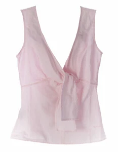 Gant Women's Pinstriped Cotton Tank Top Light Pink - Bild 1 von 2