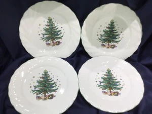 4 NIKKO HAPPY HOLIDAYS DINNER PLATES π never used! π NEW! π EXCELLENT! πππ - Picture 1 of 10
