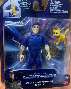 ⚡️ Juego de figuras Buzz Lightyear & Sox de la película Disney Pixar LIGHTYEAR 2022🆕 - Imagen 1 de 2