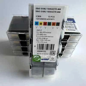 ISCAR / S845SXMU1606ADTR-MM IC808 / Insertos de carburo 10 unidades - Imagen 1 de 5