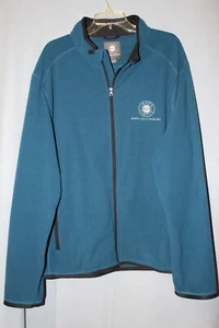 Grand Circle River Cruise Line Teal Fleece Zipper Jacket - XXL 2XL - Top - Bild 1 von 4