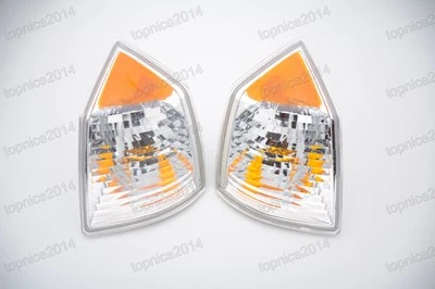 Pair Front Bumper Corner Turn Signal Parking Light Lamp For Jeep Compass 2007-10 - Image 1 of 2