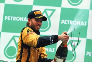 Formula One F1 Driver Nick Heidfeld Hand Signed Photo 12x8" AB - Picture 1 of 1