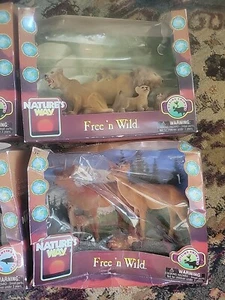 Vintg Free N Wild Nature’s Way Jungle Animals 4 SETS  Figures Collectible Series - Picture 1 of 8