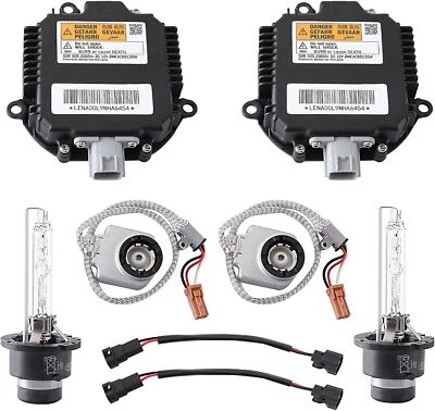 2pcs For 2007-15 Infiniti G35 G37 Q40 Q50 Xenon Ballast Igniter HID D2S Bulb Kit - Image 1 of 4