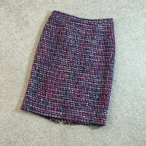 * J. Crew No. 2 Pencil Wool Blend Tweed Pencil Skirt Winter Sz 00 - Picture 1 of 6