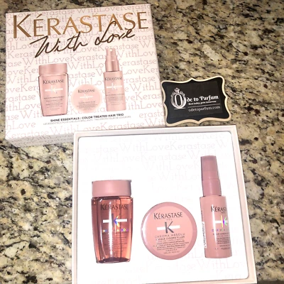 Juego de descubrimiento de trío de cabello tratado con color Kerastase With Love Chroma Absolu Foto 1 de 4