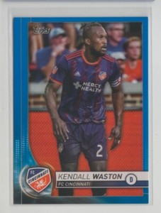 2020 Topps MLS Blue #89 Kendall Waston 91/99 - Flat S/H
