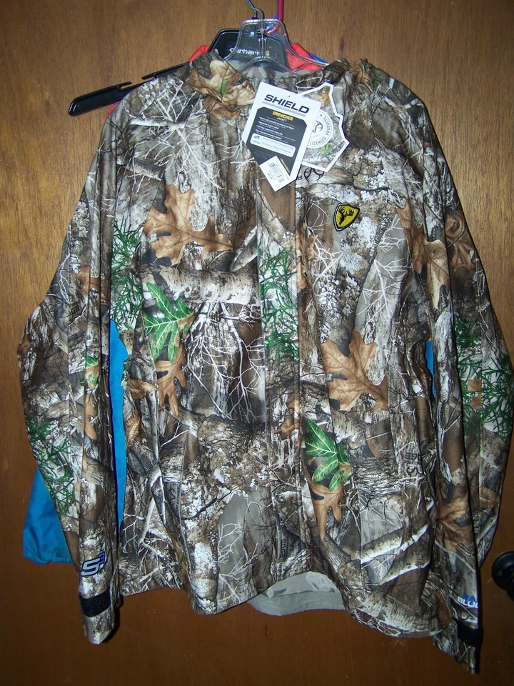 Scent Blocker Shield Drencher  Jacket, Real Tree EDGE ,XL  NWT - Image 1 of 4