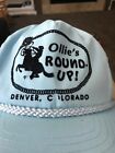 Vintage Ollie's Round Up HonkyTonk Cowboy Cowgirl Seil blau Baseballmütze